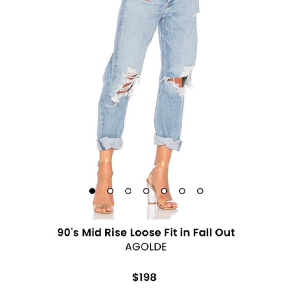 90's Mid Rise Loose Fit in Fall Out AGOLDE